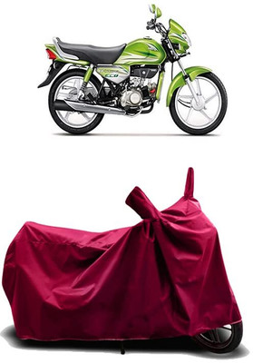 AASHTIK AMRT Two Wheeler Cover for Hero(HF Deluxe Eco, Maroon)
