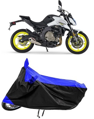 GROFATIK Two Wheeler Cover for CFMoto(650 NK BS6, Blue)