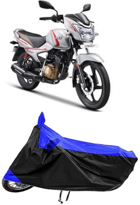 MMSSTAR Two Wheeler Cover for TVS(Victor Premium BS6, Blue)