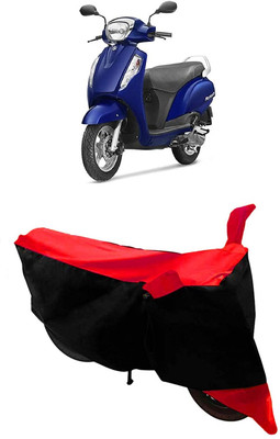 KEDIT Two Wheeler Cover for Suzuki(Access, Red)
