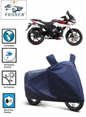 FRONCH Waterproof Two Wheeler Cover for Bajaj(Pulsar 220F, Blue)