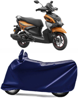 Mdstar Two Wheeler Cover for Yamaha(Ray ZR, Blue)