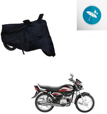 RAAMKM Two Wheeler Cover for Hero(Star Euro 150, Black)