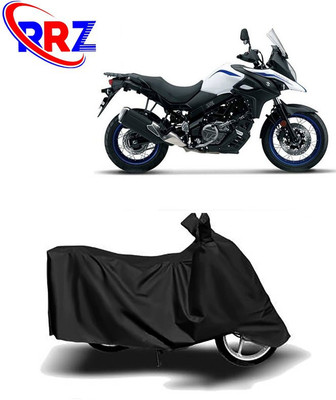 RRZ Waterproof Two Wheeler Cover for Suzuki(V-Strom 650 XT, Black)