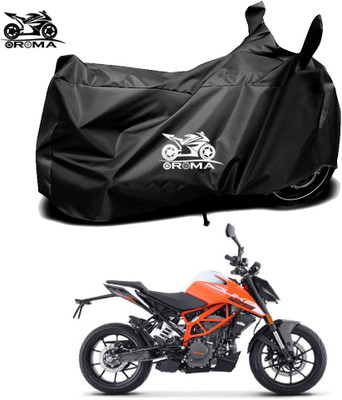 THE REAL ARV Waterproof Two Wheeler Cover for Bajaj(125 Duke, Black)