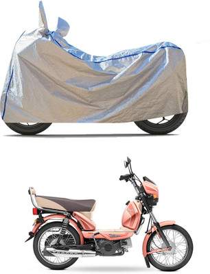GOSHIV-car and bike accessories Waterproof Two Wheeler Cover for TVS(Silver)