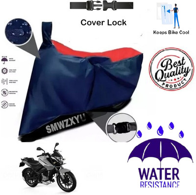 smwzxyu Waterproof Two Wheeler Cover for Bajaj(Pulsar NS200, Red, Blue)