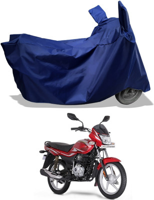 Amexride Two Wheeler Cover for Bajaj(Platina 100 DTS-i, Blue)