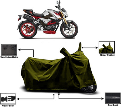 Amexride Two Wheeler Cover for Hero(XF3R, Green)