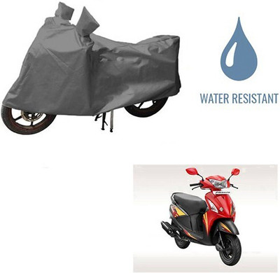 DeepShakshi AUTOMOTIVE Waterproof Two Wheeler Cover for Hero(Pleasure, Grey)