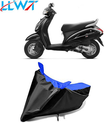 KPIND Waterproof Two Wheeler Cover for Honda(Activa, Black, Blue)