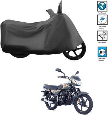 PAGORA Waterproof Two Wheeler Cover for Bajaj(CT100, Grey)