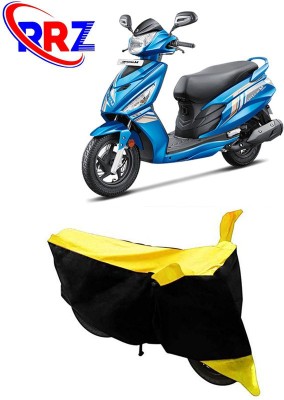 RRZ Waterproof Two Wheeler Cover for Hero(Maestro Edge, Black, Yellow)