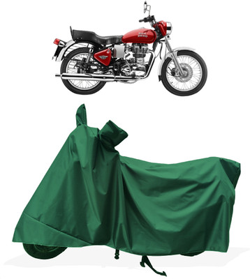 Tricway Two Wheeler Cover for Royal Enfield(Electra 4S, Green)