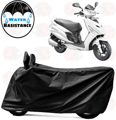 sowelar Waterproof Two Wheeler Cover for Hero(Maestro Edge, Black)