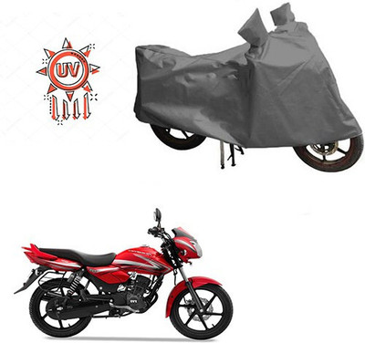 DeepShakshi AUTOMOTIVE Waterproof Two Wheeler Cover for TVS(Pheonix, Grey)