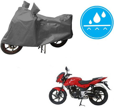 DeepShakshi AUTOMOTIVE Waterproof Two Wheeler Cover for Bajaj(Pulsar 200 NS DTS-i, Grey)