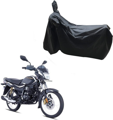 AASHTIK MART Two Wheeler Cover for Bajaj(Platina 110, Black)