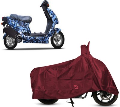 EGAL Waterproof Two Wheeler Cover for Hero(Electric AXLHE-20 BS6, Maroon)