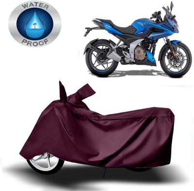 DeepShakshi AUTOMOTIVE Waterproof Two Wheeler Cover for Bajaj(Pulsar 250, Maroon)