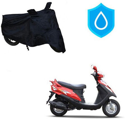 DeepShakshi AUTOMOTIVE Waterproof Two Wheeler Cover for Mahindra(Flyte, Black)