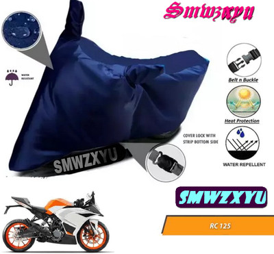 smwzxyu Waterproof Two Wheeler Cover for KTM(RC125, Blue)