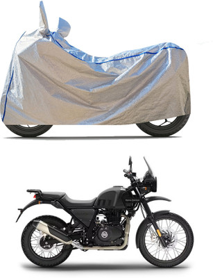 PAGORA Waterproof Two Wheeler Cover for Royal Enfield(Himalayan, Silver)