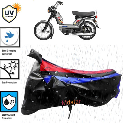 Mdstar Waterproof Two Wheeler Cover for TVS(XL 100, Black)