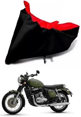 DeepShakshi AUTOMOTIVE Waterproof Two Wheeler Cover for JAWA(Jawa, Red, Black)