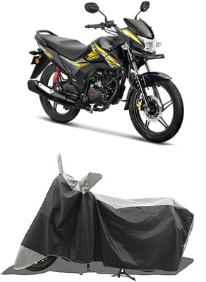 GROFATIK Two Wheeler Cover for Honda(CB Shine SP, Grey)