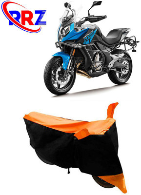 RRZ Waterproof Two Wheeler Cover for CFMoto(650MT, Black, Orange)