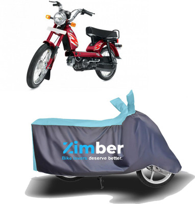 ENTIRELY ELITE Two Wheeler Cover for TVS(XL 100, Blue, Grey)