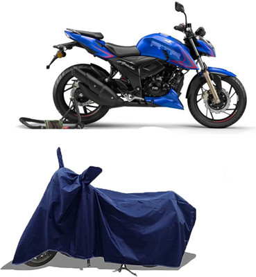 Aoriyon Waterproof Two Wheeler Cover for TVS(Apache RTR 200 4V, Blue)