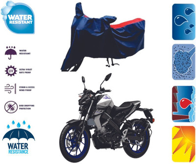AUTOCAD Waterproof Two Wheeler Cover for Yamaha(MT 03 BS6, Red, Blue)