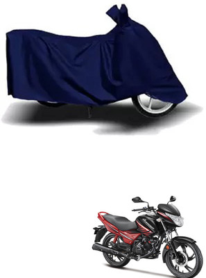 RONISH Waterproof Two Wheeler Cover for Hero(Glamour i3s, Blue)