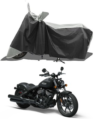 GROFATIK Two Wheeler Cover for Indian(Chief Dark Horse, White)