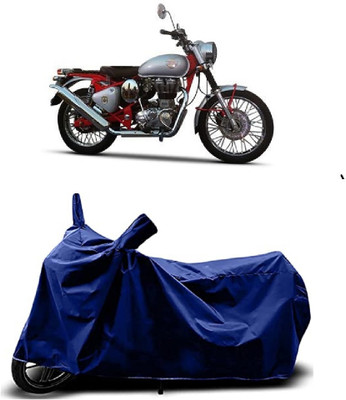 VESMEI Two Wheeler Cover for Royal Enfield(Bullet Trials 500, Blue)