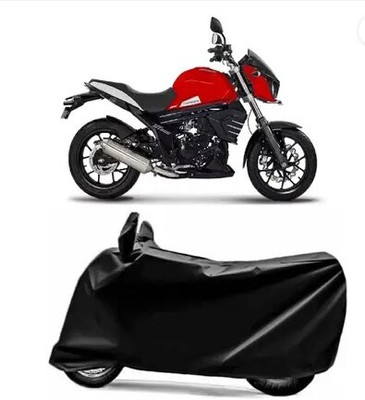 Tritika Waterproof Two Wheeler Cover for Mahindra(Mojo, Black)