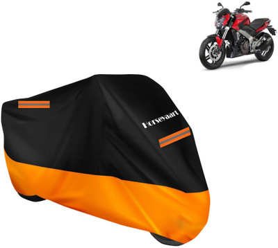 Horseyaart Waterproof Two Wheeler Cover for Bajaj(Pulsar 250, Orange)