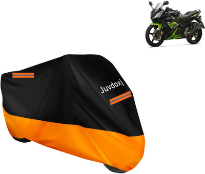 Juvdoxj Waterproof Two Wheeler Cover for Yamaha(YZF R15S, Orange)