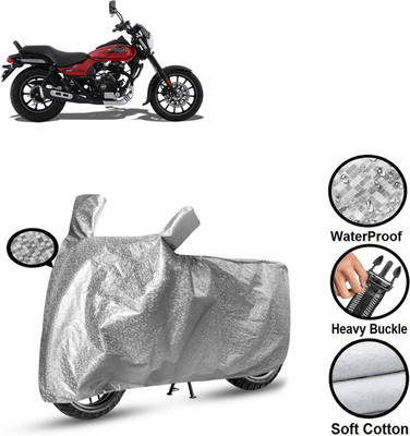 CODOKI Waterproof Two Wheeler Cover for Bajaj(Avenger 150 Street, Silver)