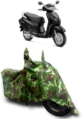 KEDIT Two Wheeler Cover for Honda(Activa, Green)