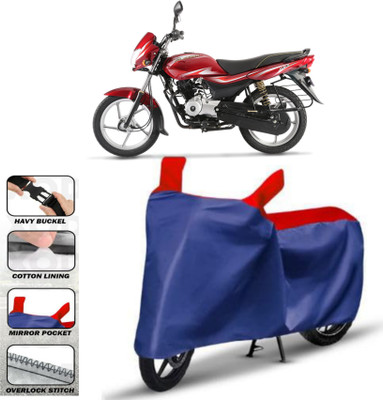 WMIZEXA Two Wheeler Cover for Bajaj(Platina, Red)