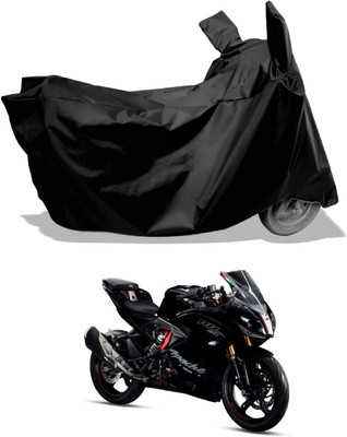 Amexride Two Wheeler Cover for TVS(Apache RTR 310 BS6, Black)