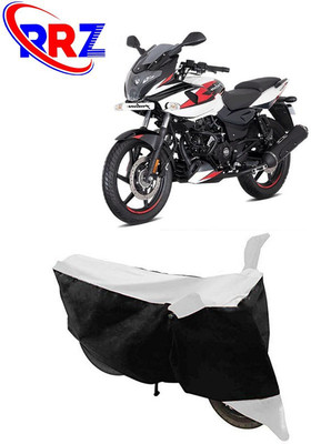 RRZ Waterproof Two Wheeler Cover for Bajaj(Pulsar 220F, Black, White)