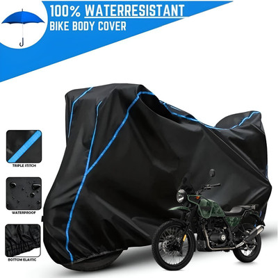 OliverX Waterproof Two Wheeler Cover for Honda(Shine, Black, Blue)
