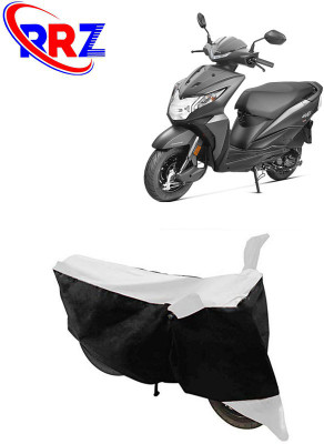 RRZ Waterproof Two Wheeler Cover for Honda(Dio, Black, White)