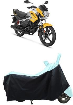 Coxtor Waterproof Two Wheeler Cover for Hero(Passion Pro, White)