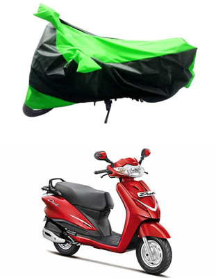 MMSSTAR Waterproof Two Wheeler Cover for Hero(Duet, Green, Black)