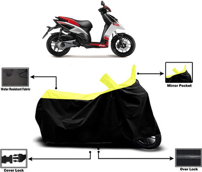 Amexride Two Wheeler Cover for Aprilia(SR 150, Yellow)